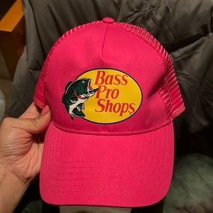 Bass pro shop trucker hat.